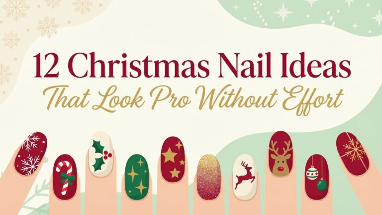 12 Christmas Nail Ideas That Look Pro Without Effort 12 Christmas Nail Ideas That Look Pro Without Effort