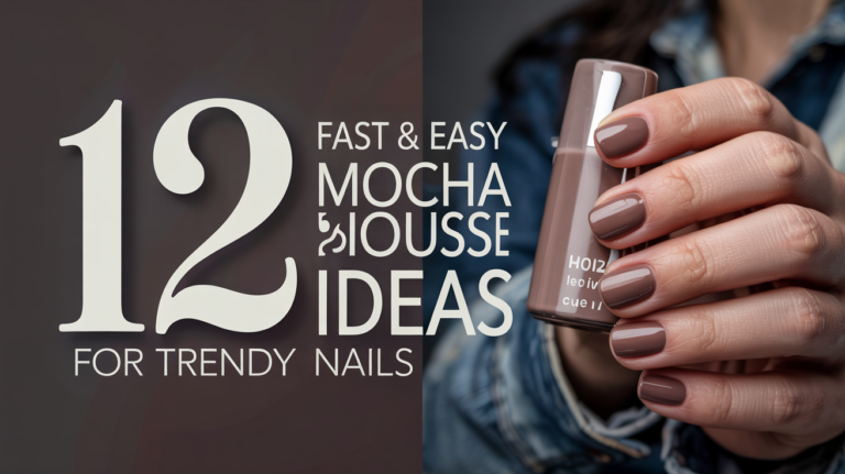 12 Fast & Easy Mocha Mousse Nail Ideas for Trendy Nails 12 Fast & Easy Mocha Mousse Nail Ideas for Trendy Nails