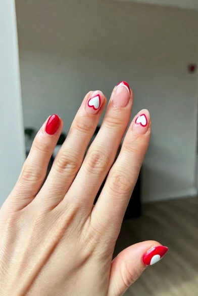 Classic Red Heart Tips