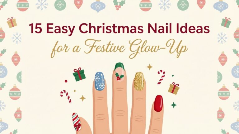 15 Easy Christmas Nail Ideas for a Festive Glow-Up 15 Easy Christmas Nail Ideas for a Festive Glow-Up