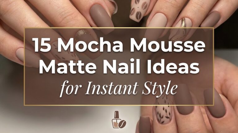 15 Mocha Mousse Matte Nail Ideas for Instant Style 15 Mocha Mousse Matte Nail Ideas for Instant Style