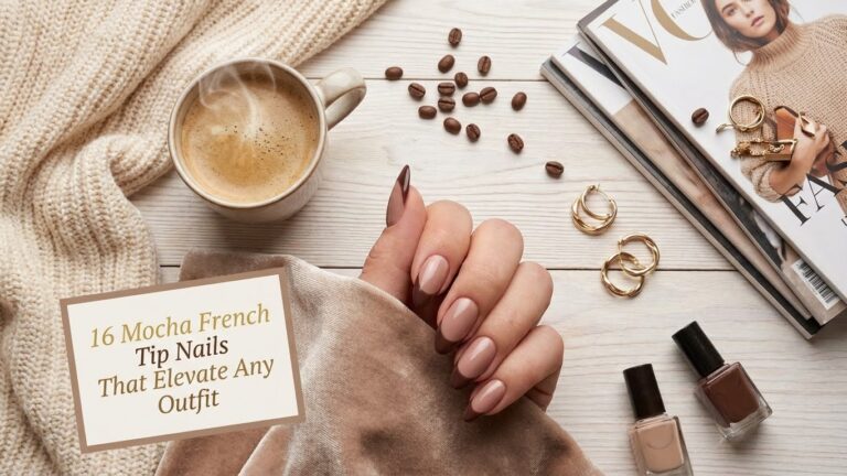 16 Mocha French Tip Nails That Elevate Any Outfit