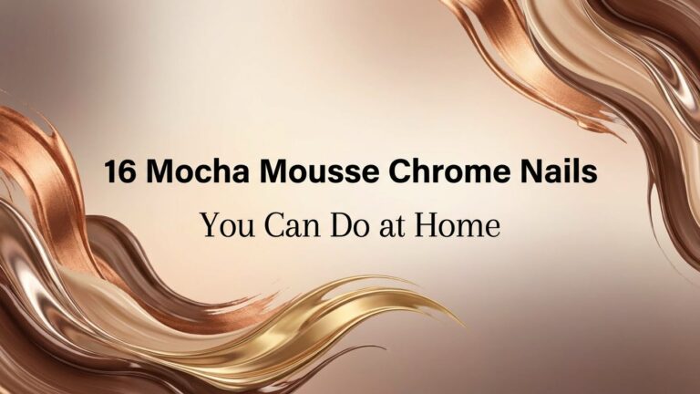 16 Mocha Mousse Chrome Nails You Can Do at Home 16 Mocha Mousse Chrome Nails You Can Do at Home