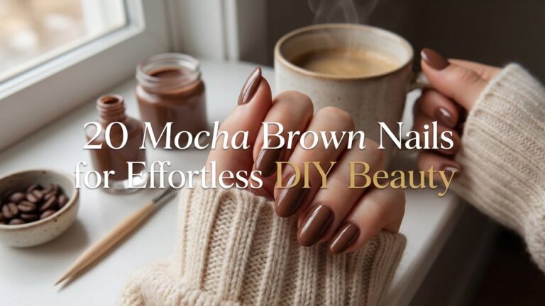 20 Mocha Brown Nails for Effortless DIY Beauty 20 Mocha Brown Nails for Effortless DIY Beauty