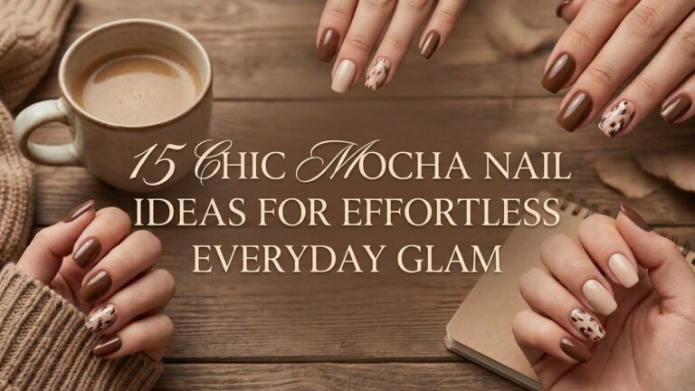 15 Chic Mocha Nail Ideas for Effortless Everyday Glam