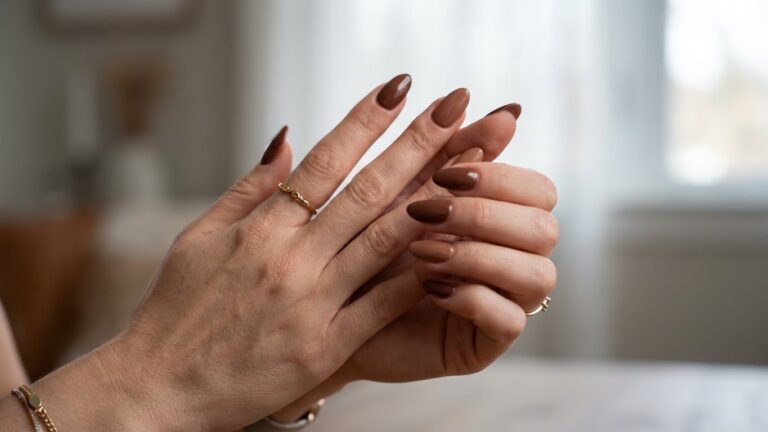 What Nail Shape Makes Mocha Nails Look Elegant