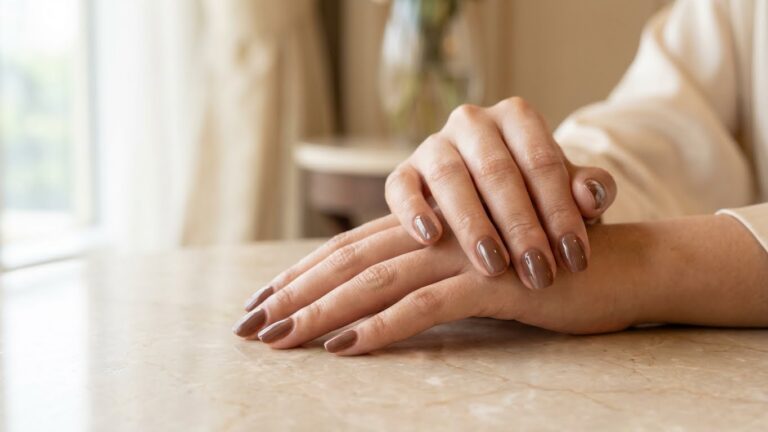 What Top Coat Makes Mocha Nails Look Expensive