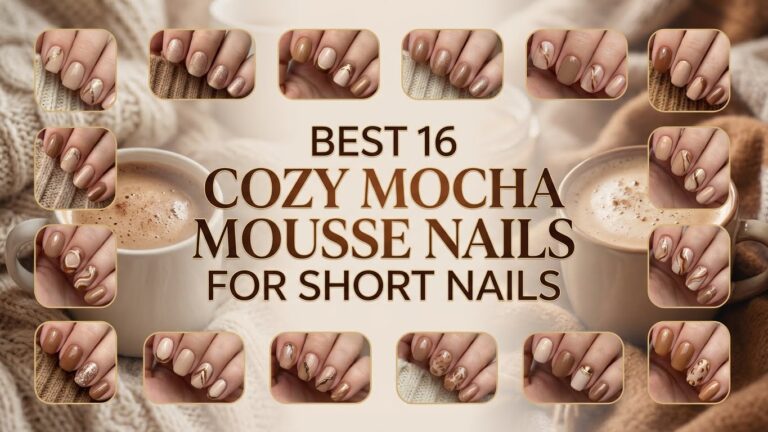Best 16 Cozy Mocha Mousse Nails for Short Nails best 16 Cozy Mocha Mousse Nails for Short Nails