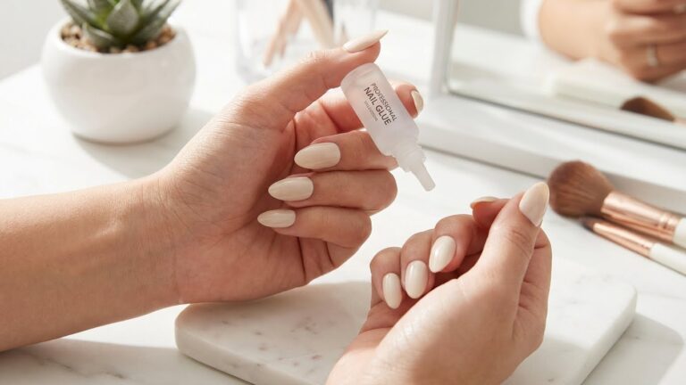 how to get fake nails to stay on