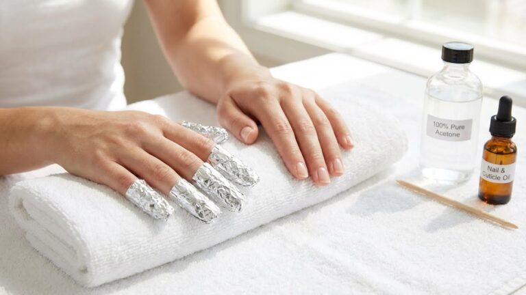 how to remove gel fake nail