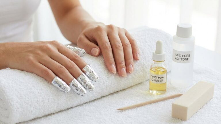 how to safely remove fake nail