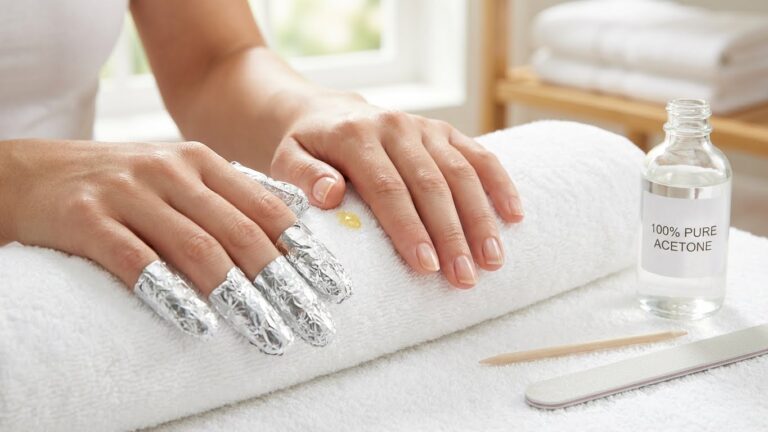 how to take off fake acrylic nail