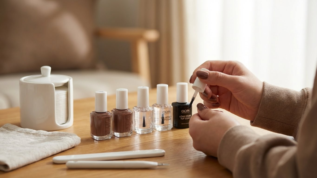 The Best Top Coats for Expensive-Looking Mocha Nails