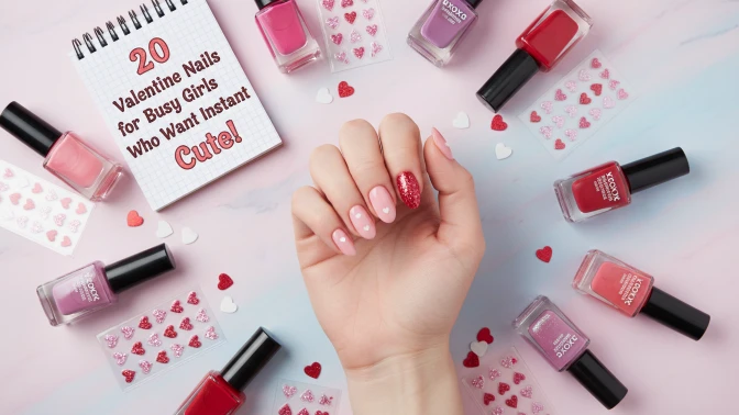 20 Valentine Nails for Busy Girls Who Want Instant Cute 20 Valentine Nails for Busy Girls Who Want Instant Cute