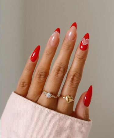 Red Pearl Nails