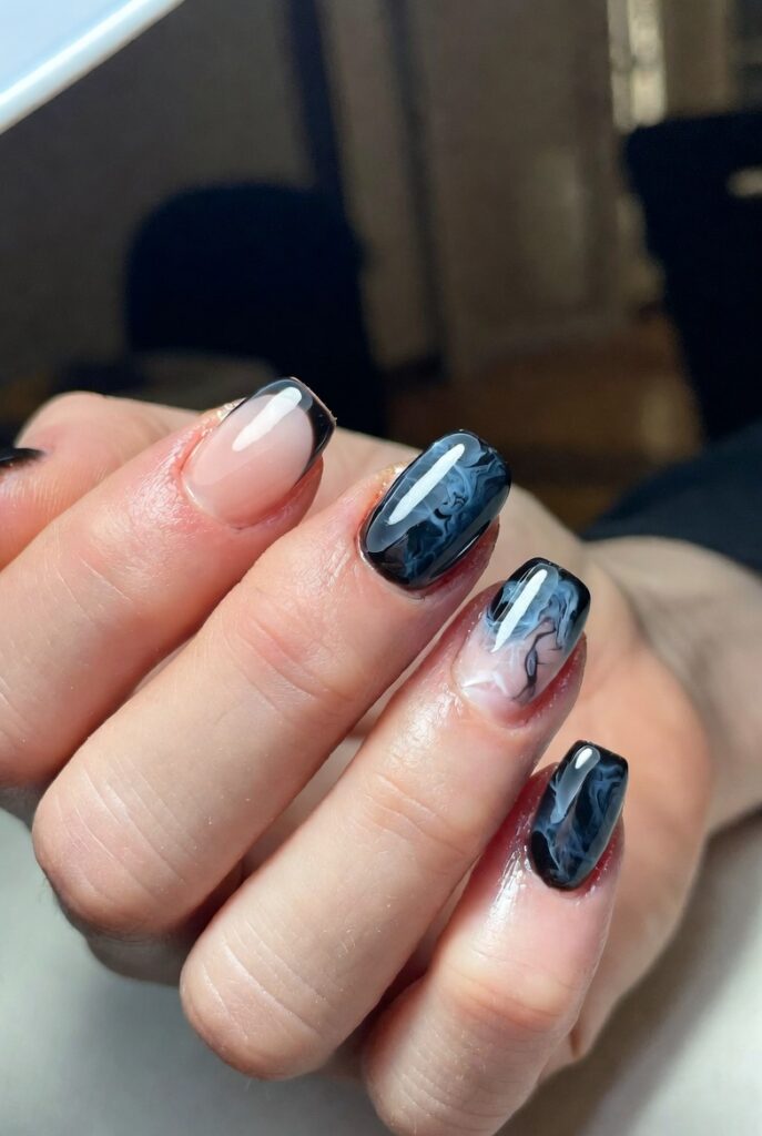 Gray Marble French Elegance