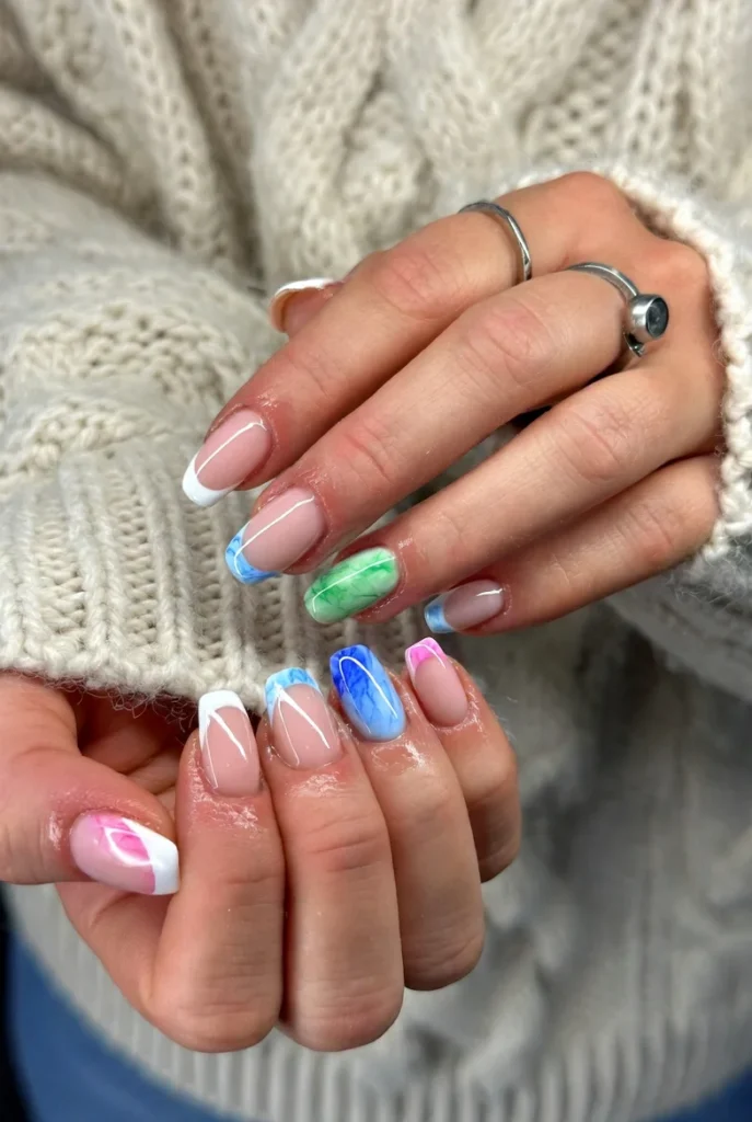 Color Splash Marble French Mix