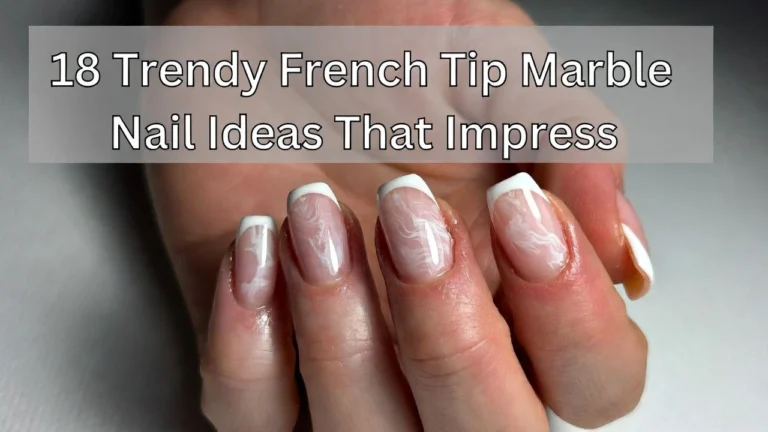 18 Trendy French Tip Marble Nail Ideas That Impress 18 Trendy French Tip Marble Nail Ideas That Impress