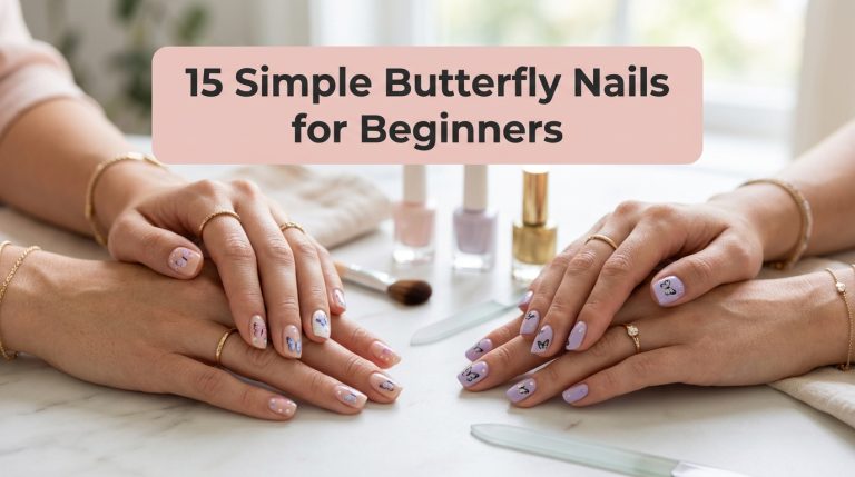 15 Simple Butterfly Nails for Beginners 15 Simple Butterfly Nails for Beginners