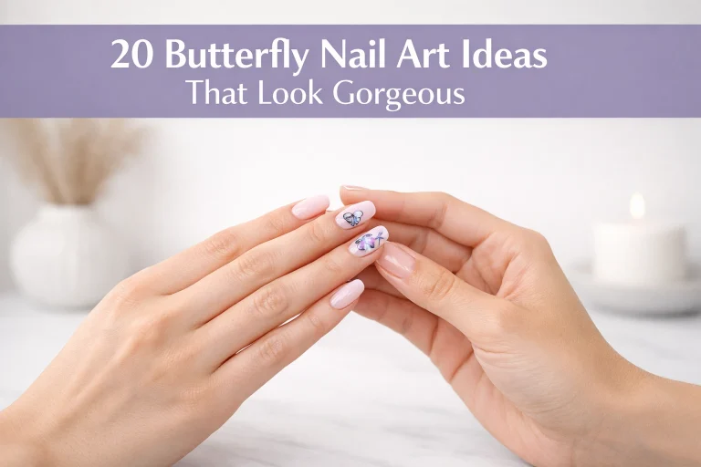 20 Butterfly Nail Art Ideas That Look Gorgeous