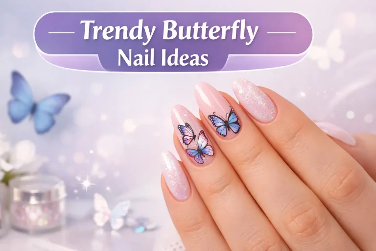 Trendy Butterfly Nail Ideas