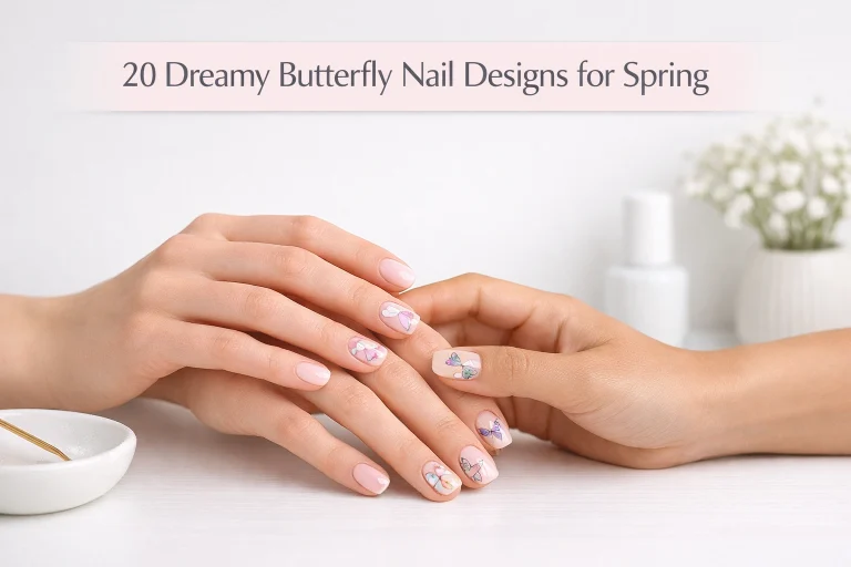 20 Dreamy Butterfly Nail Designs for Spring