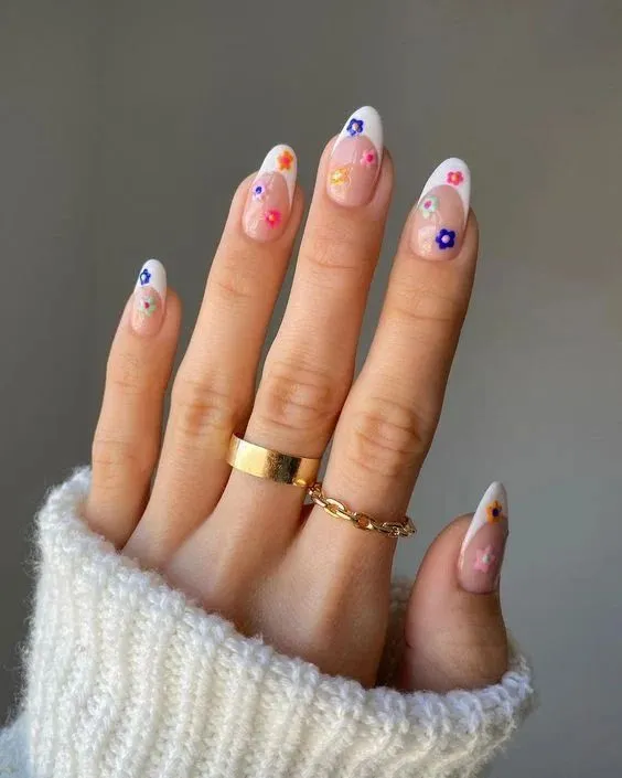 Paisley Floral Art Nails