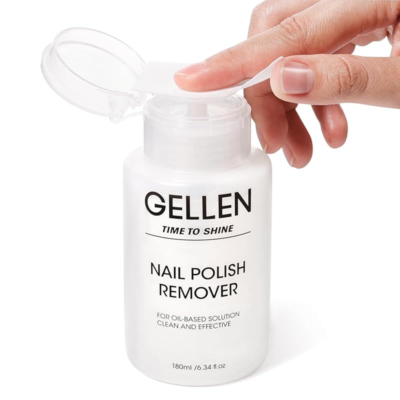 Gellen Non-Acetone Nail Polish Remover: Gentle, Fast-Drying Formula wi