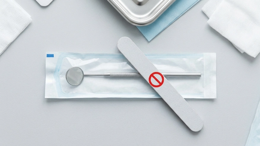 can you use nail file on teeth comparison and safety
