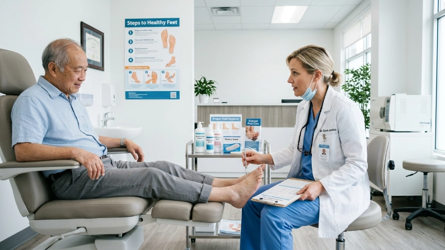 professional foot care consultation for calluses