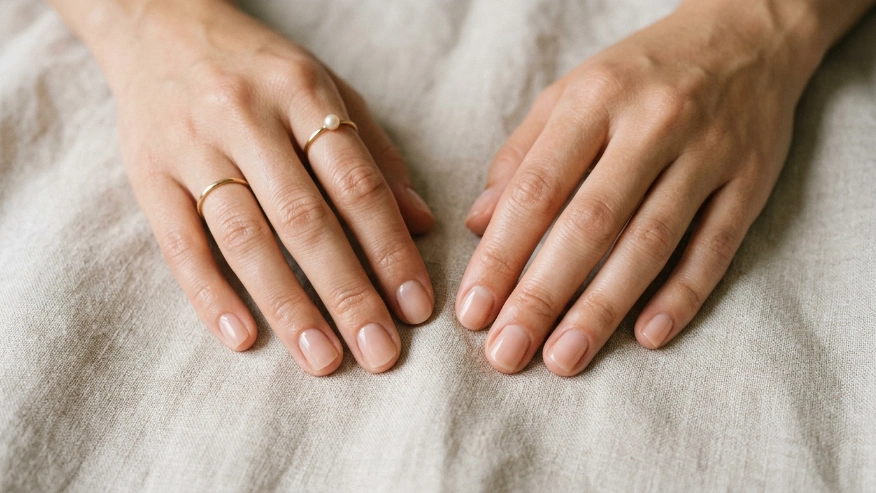 healthy hands after professional nail care advice