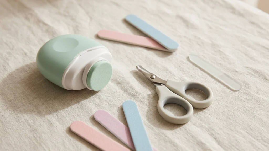 Baby nail file and electric baby nail file comparison