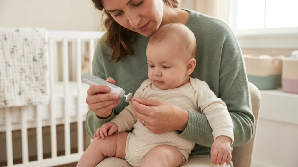 How to safely use an electric nail file for baby nails