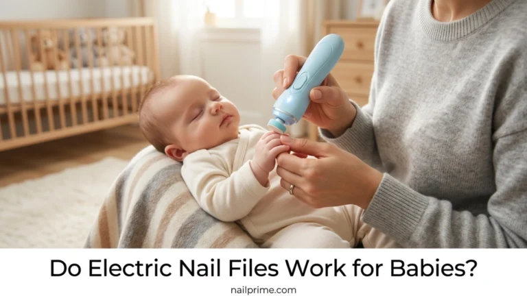 safely using an electric nail file for baby fingernails