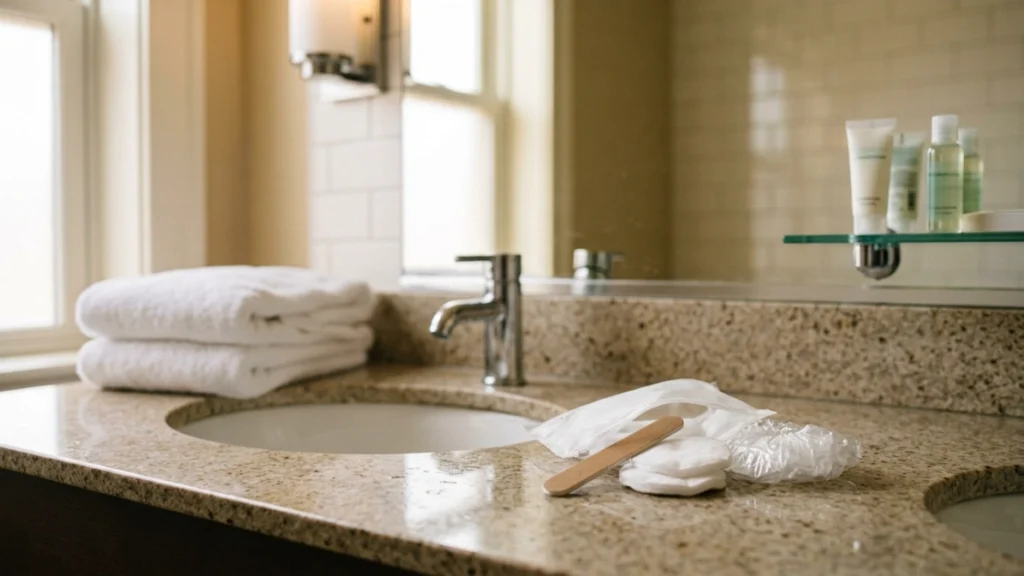 Do hotels have nail files in bathroom vanity kits