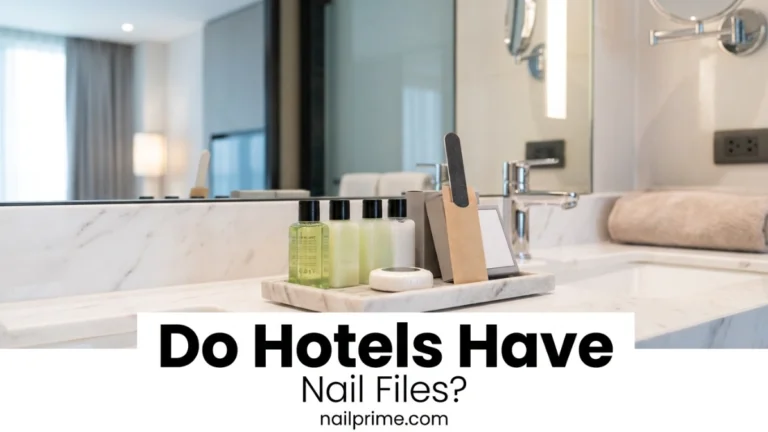 Safe sealed hotel nail file compared with used nail file