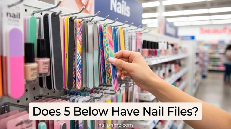 gentle nail filing technique using a fine nail file on natural nails