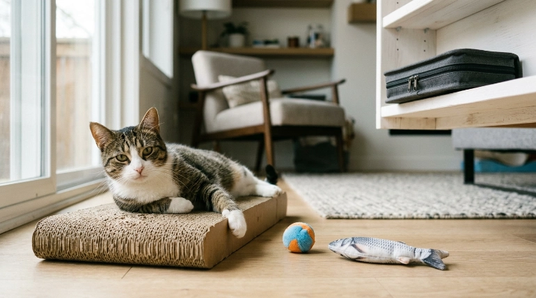 Safer alternatives when cats want to play with nail files
