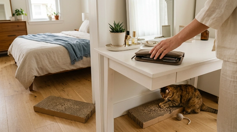 Safe alternative to letting cats play with nail files