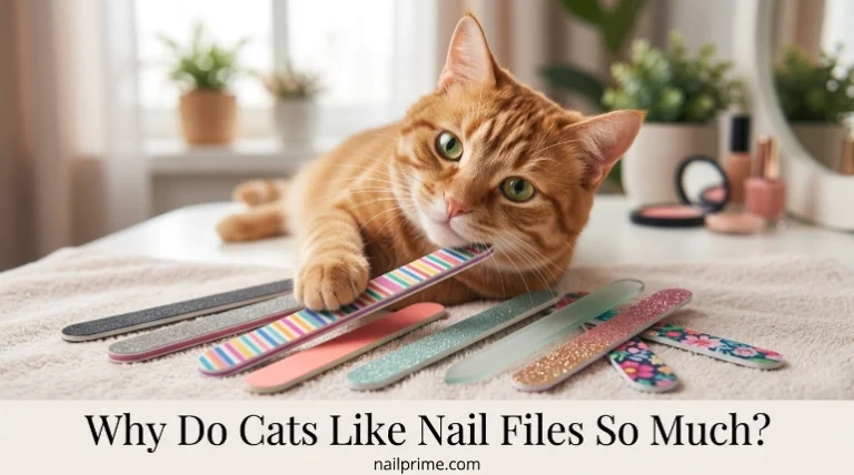 why do cats like nail files so much during home manicures