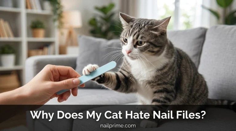 Why does my cat hate nail files and react to the filing sound?