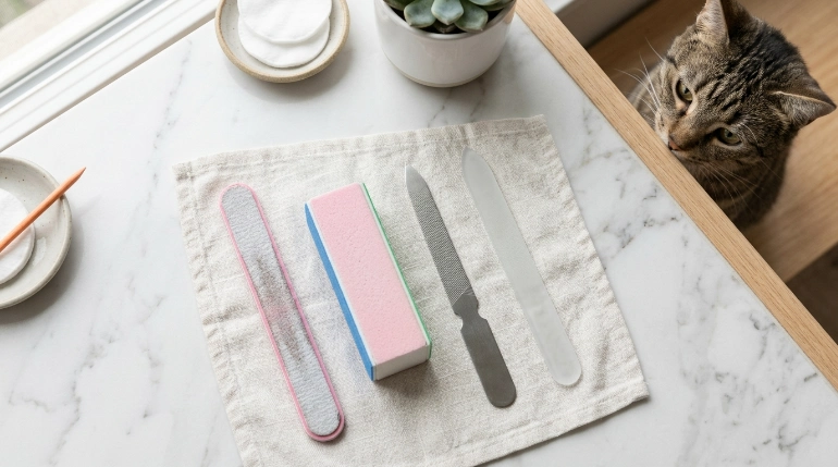 nail file types and cat safety
