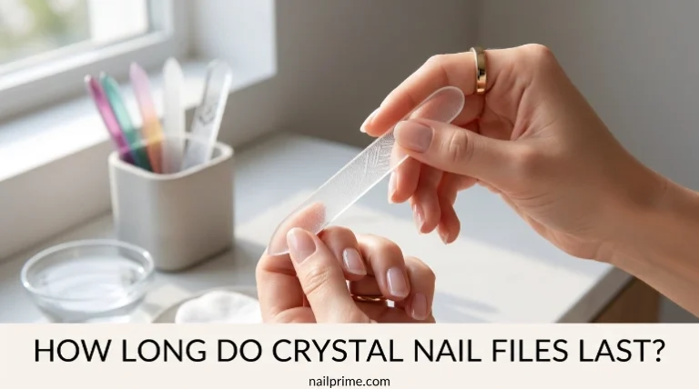 Crystal nail file showing how long crystal nail files can last with proper care