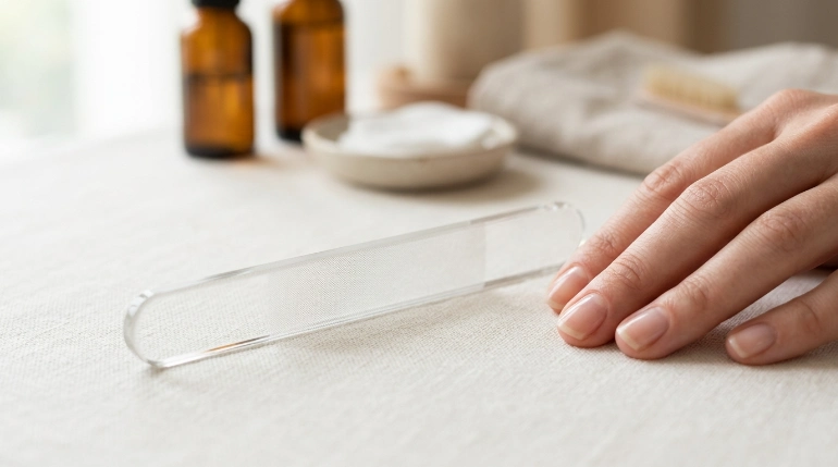 what are crystal nail files made of tempered glass nail file