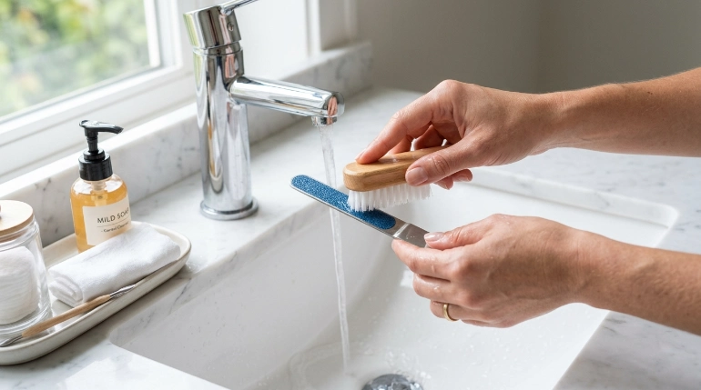 how to clean a sapphire nail file to extend its lifespan