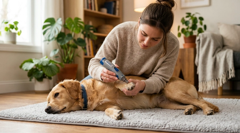 are electric nail files good for dogs using pet-safe nail grinder