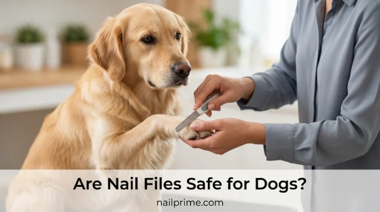 are nail files safe for dogs during at-home nail care