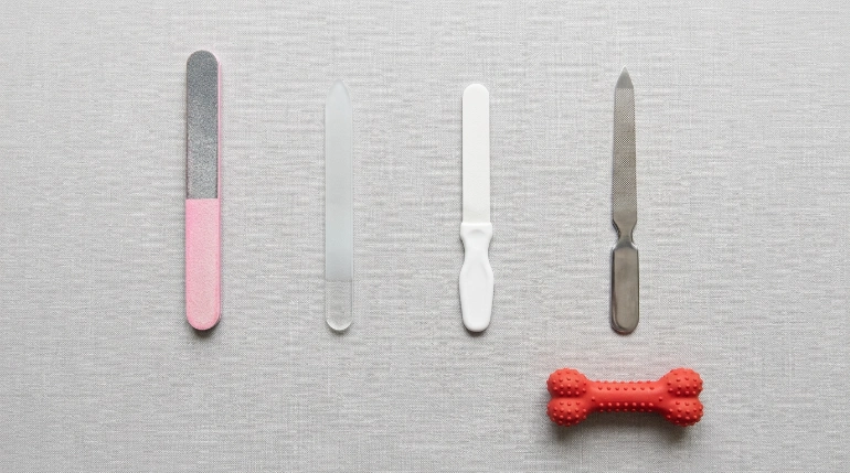 Different nail file types that dogs should not chew