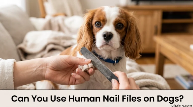 Can you use human nail files on dogs for gentle nail filing