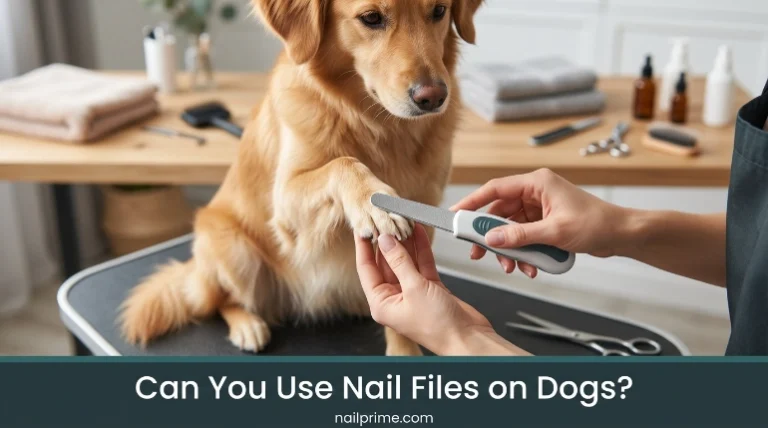Can you use nail files on dogs for gentle nail smoothing
